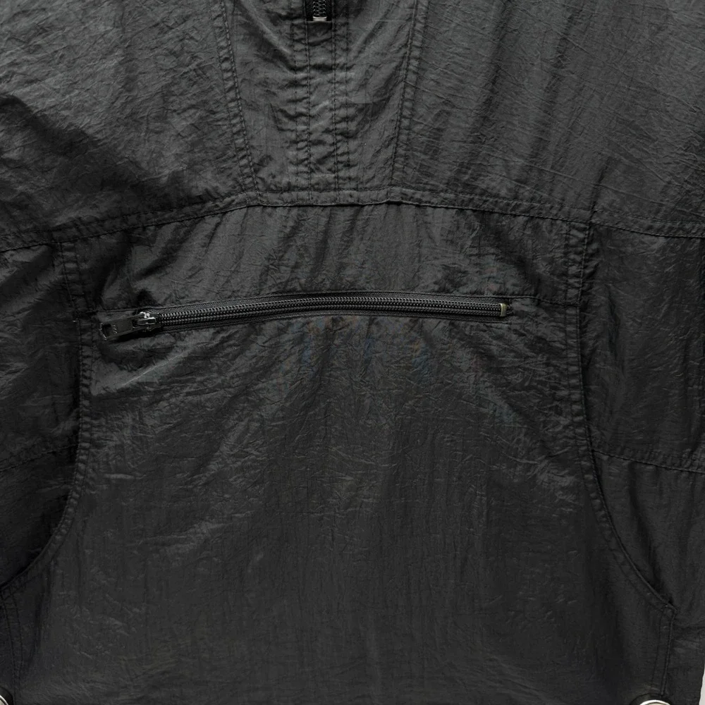 Vintage 1980 Port Authority General Mills Anorak Windbreaker Mens Small Black